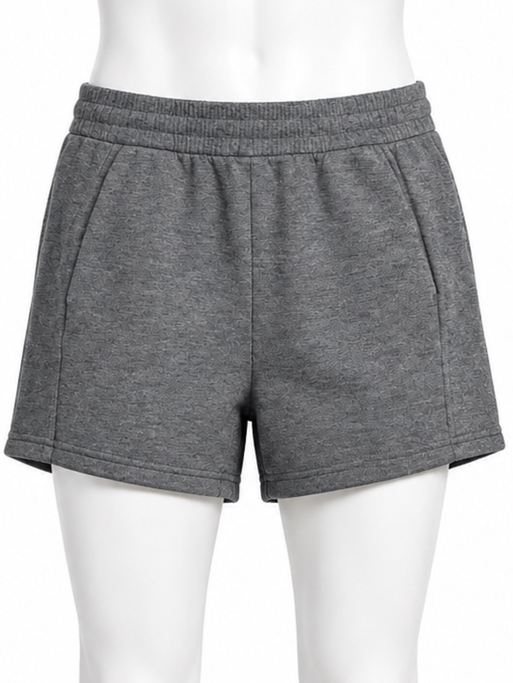 pinspark gray pull on shorts size medium